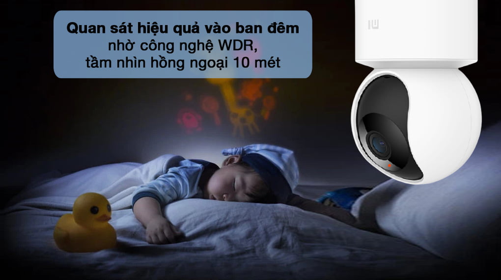 Giám sát hồng ngoại - Camera IP Mi Home 360 Độ 1080P Xiaomi BHR4885GL