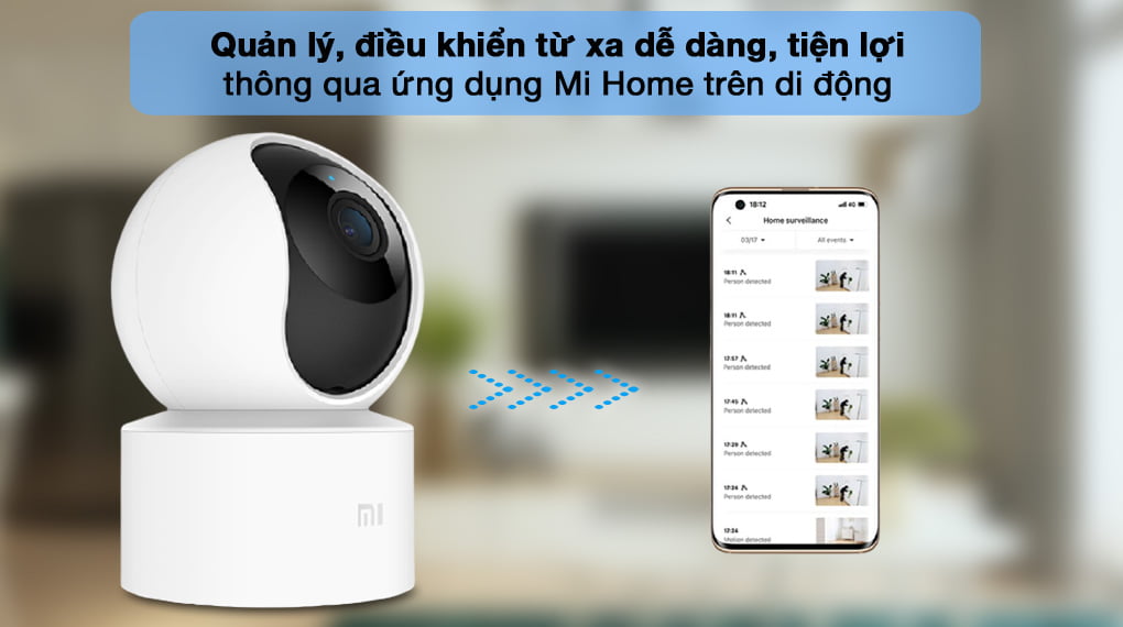 Mi Home - Camera IP Mi Home 360 Độ 1080P Xiaomi BHR4885GL