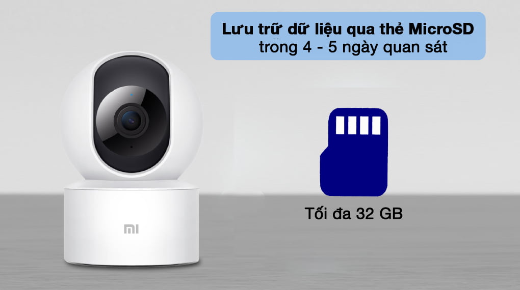 Micro SD - Camera IP Mi Home 360 Độ 1080P Xiaomi BHR4885GL