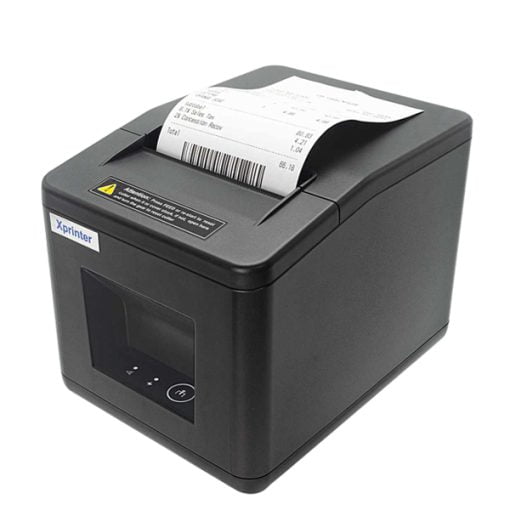 CẤU HÌNH MÁY IN HOÁ ĐƠN XPRINTER XP-Q805K [CAO CẤP 2023] Model: XP-Q805K Hãng-Thương hiệu: XPRINTER Bảo hành: 1 đổi 1 06 Tháng, 12 Tháng Xuất xứ: China Khổ giấy: K80 - 80mm Cắt giấy tự động: Có Tốc độ in: 230mm/s Chức năng: In báo chế biến nhà bếp, In Bill tính tiền cho shop, Siêu Thị, Nhà Sách, Các cửa hàng điện thoại Công Nghệ In: In nhiệt trực tiếp Cổng Kết Nối: USB Kích Thước Máy: 173x130x127mm Trọng lượng: 0.89kg Điện áp sử dụng: 24V - 2.5A Tương thích HDH: Android - IOS, Win 7, Win 10, Win 11 Tương thích phần mềm: CUKCUK, FoodyPos, Kiotviet, POS365, POSAPP, Sapo